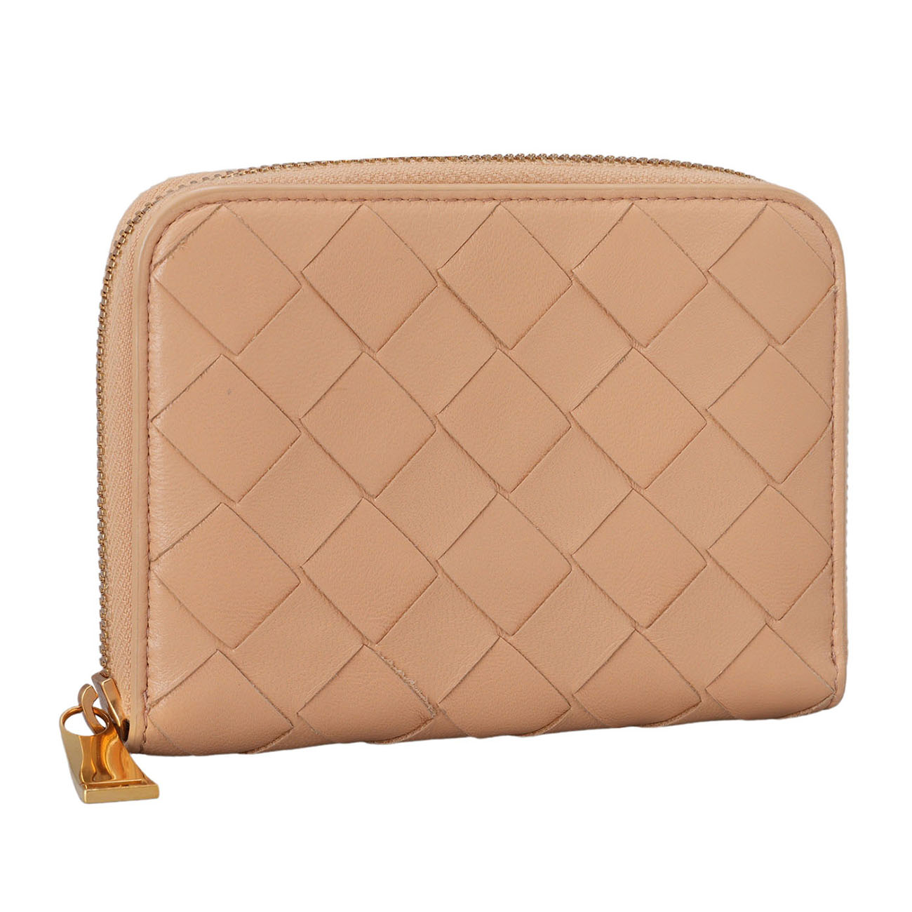 BOTTEGA VENETA(USED)보테가베네타 인트레치아토 지퍼 반지갑